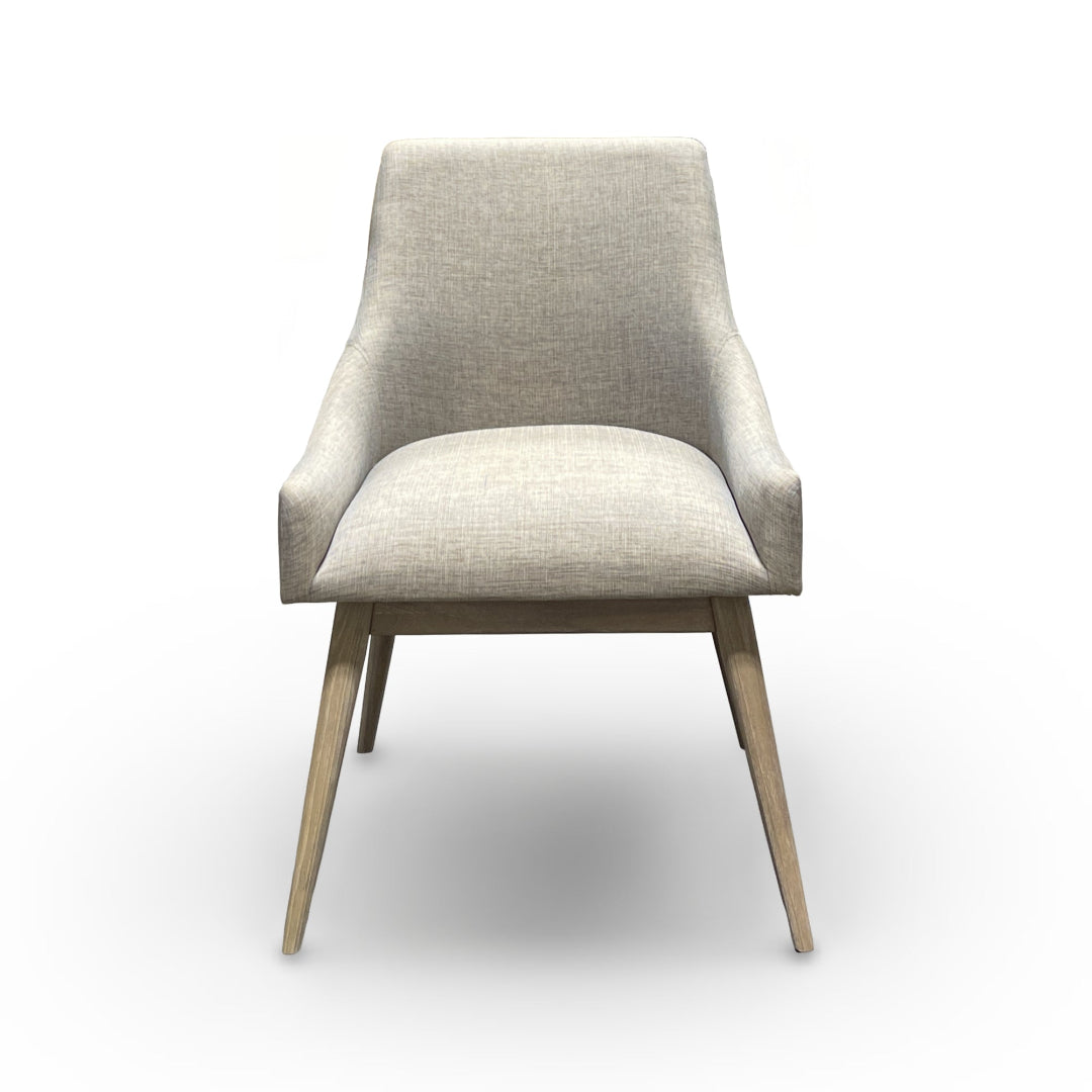 Olivia Modern Dining Chair - Upholstered Fabric Seat, Sturdy Wooden Legs - Perfect for Kitchen, Dining Room, Breakfast Nook & Home Office