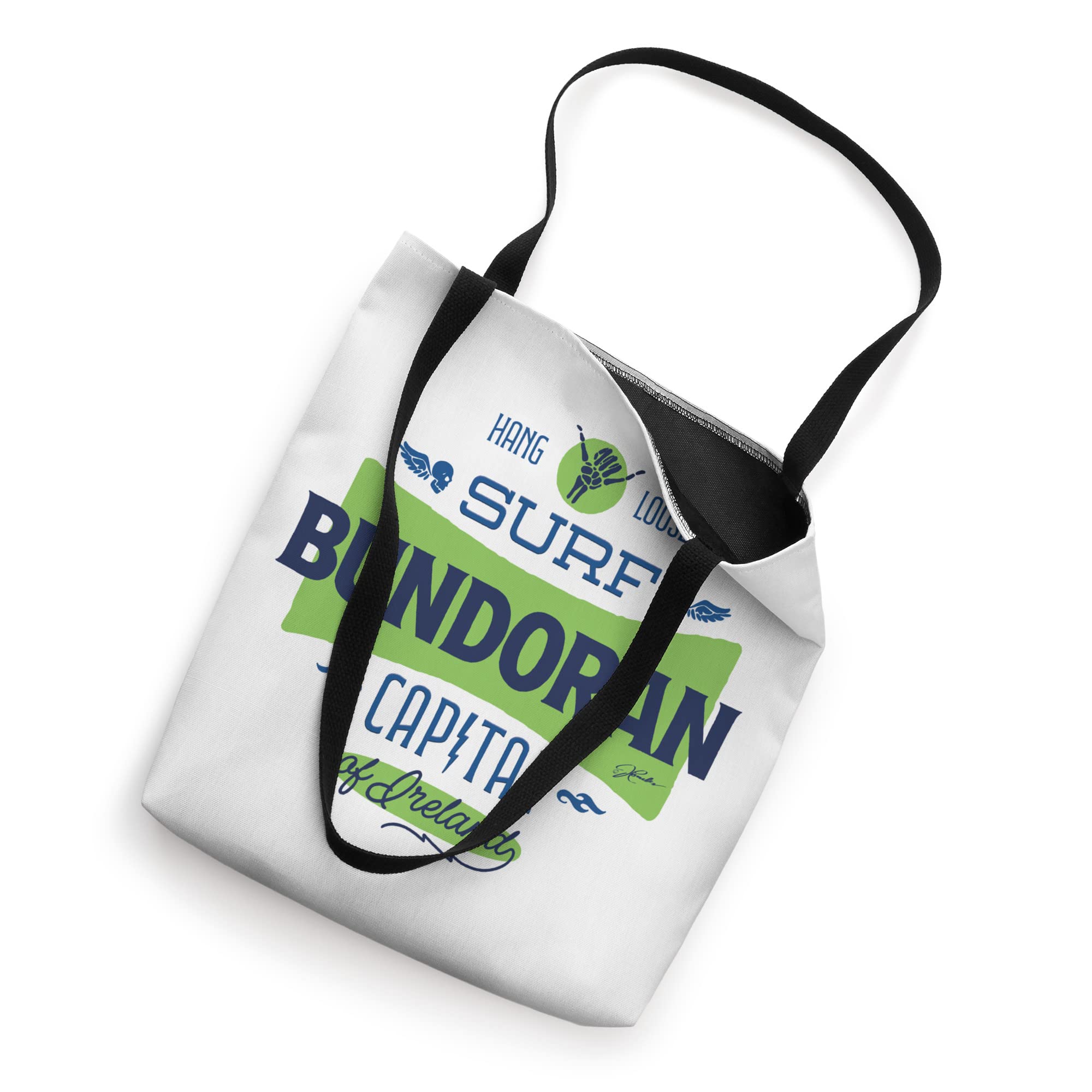 JCombs: Bundoran Surf Capital of Ireland Tote Bag - Durable & Stylish Surfing Beach Bag for Travel, Shopping & Daily Use