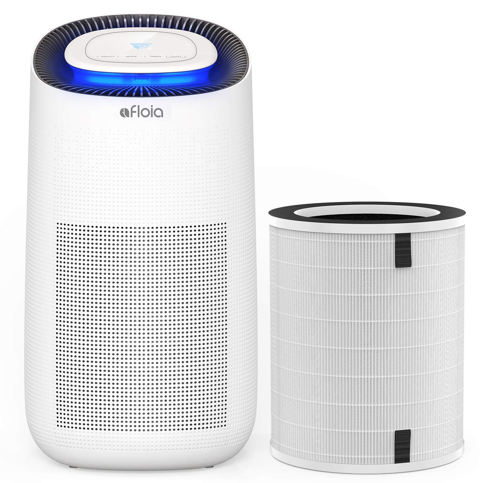 Smart Air Purifier with H13 True HEPA Filter - Covers 1,442 ft², 4 Speeds & 25dB Quiet Operation - Removes 99.99% of Dust, Pollen, Pet Dander & Smoke - Ideal for Bedrooms, Living Rooms & Offices with Allergies or Pets