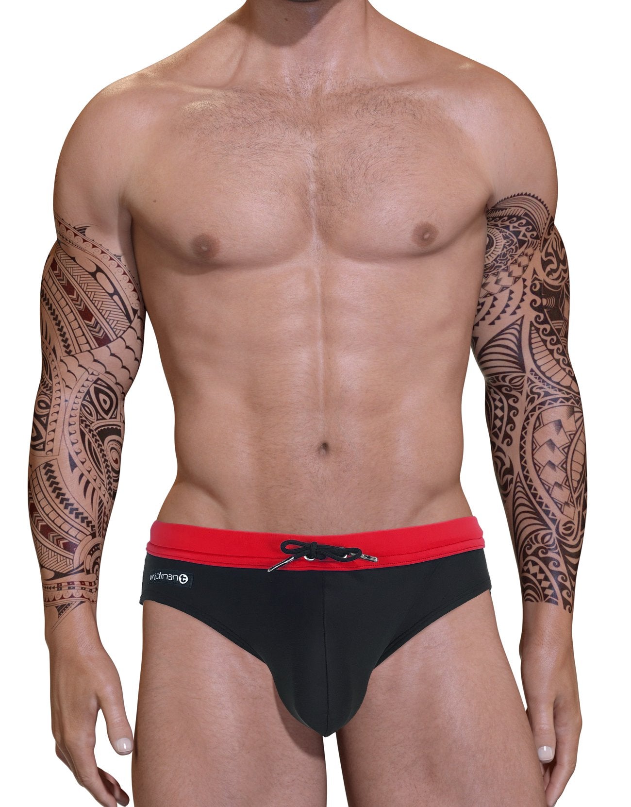 Wildmant Big Boy Pouch Swim Bikini Red - Comfortable Men's Swimwear for Beach, Pool & Summer Vacation