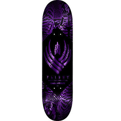Powell Peralta Skeleton Purple Foil FLIGHT Skateboard Deck 9.0 K26 - Premium Skateboard for Street & Park Riding | Durable Construction for Skaters & Collectors
