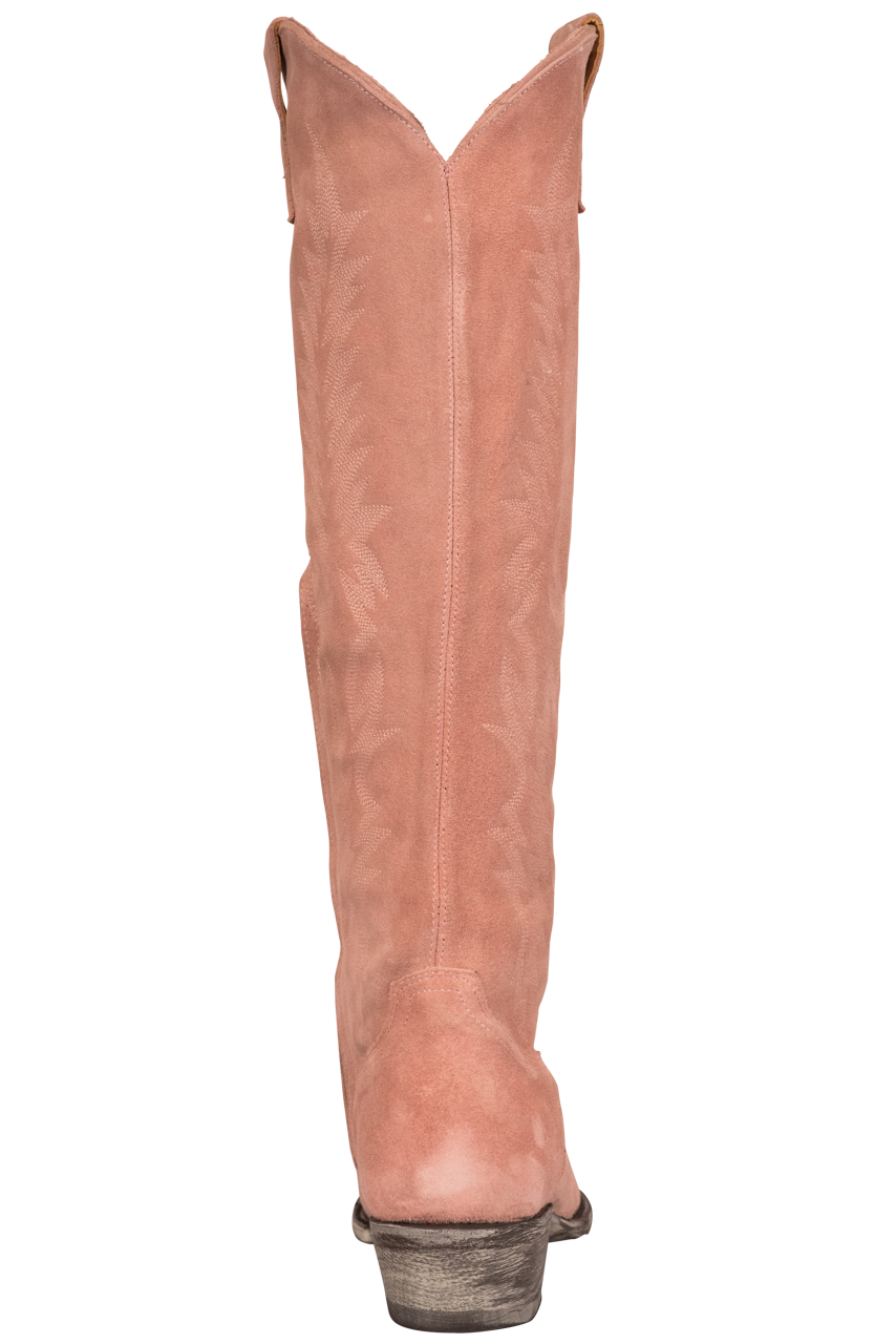Old Gringo Women's Mayra Bis Western Cowgirl Boots - Pink Leather Ankle Booties for Country Dancing, Rodeo & Casual Wear