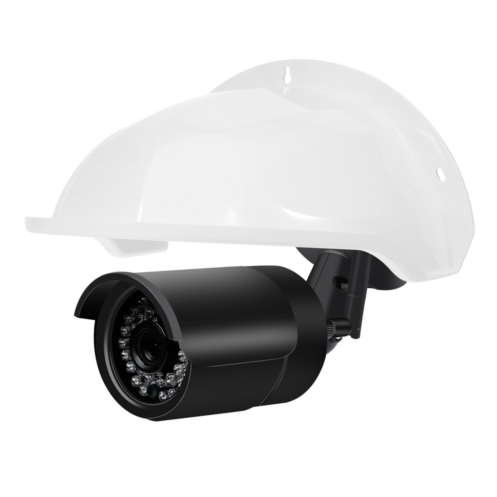2 Pack Weatherproof Outdoor Camera Cover - Sun Rain Shade Shield for Dome CCTV & Security Cameras | Perfect for Home Surveillance, Backyard Monitoring & Weather Protection