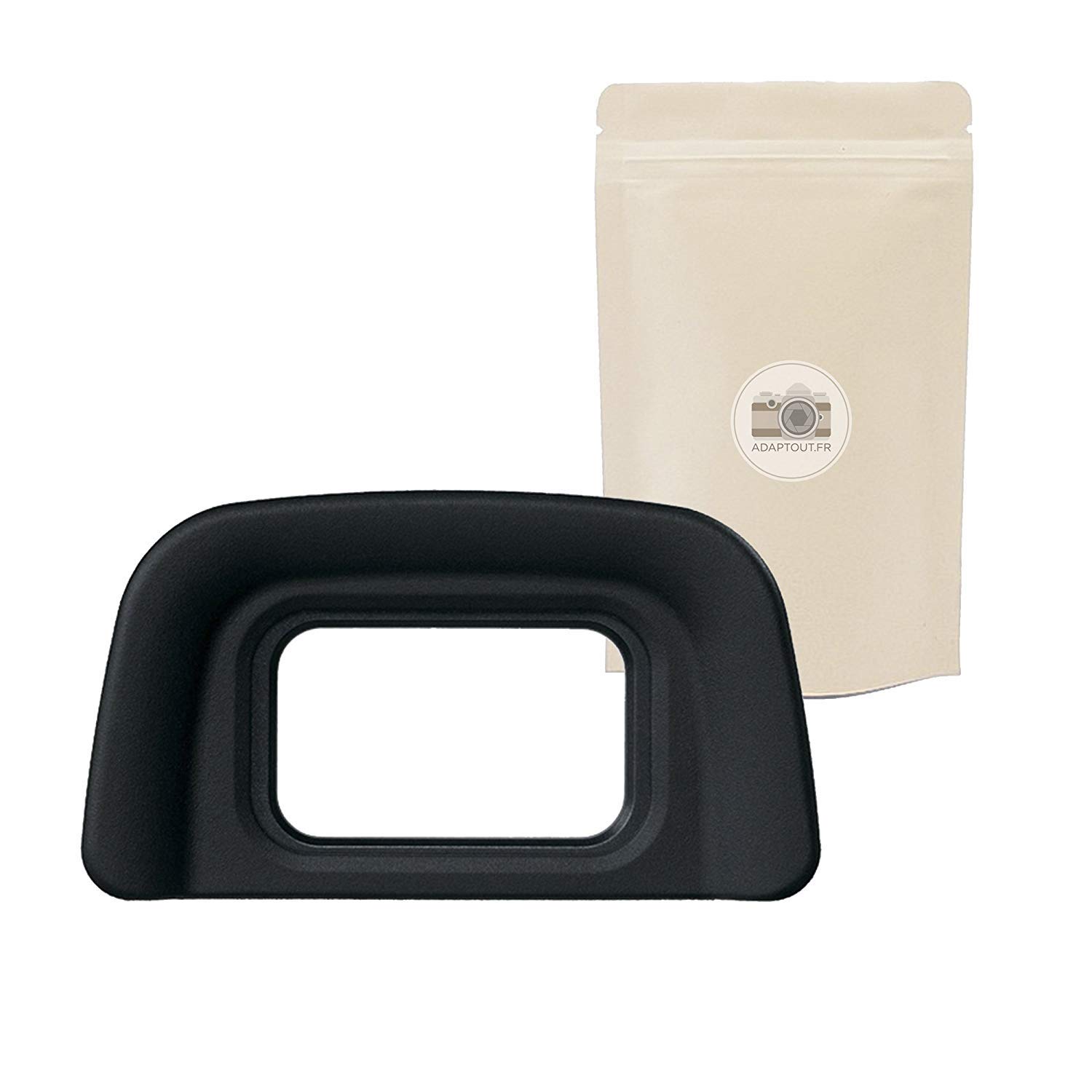 Nikon DK-20 Rubber Eyecup Compatible with Nikon D50, D60, D70, D70s, D300, D300S, D600, D3000, D3100, D5200, D5300, D5500 Cameras - French Brand ADAPTOUT - Perfect for Eye Protection & Comfort During Photography