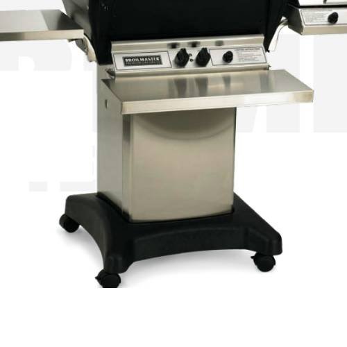 Broilmaster PCB1 Stainless Steel Grill Cart with Plastic Base - Perfect for Outdoor BBQ, Patio, and Backyard Cooking