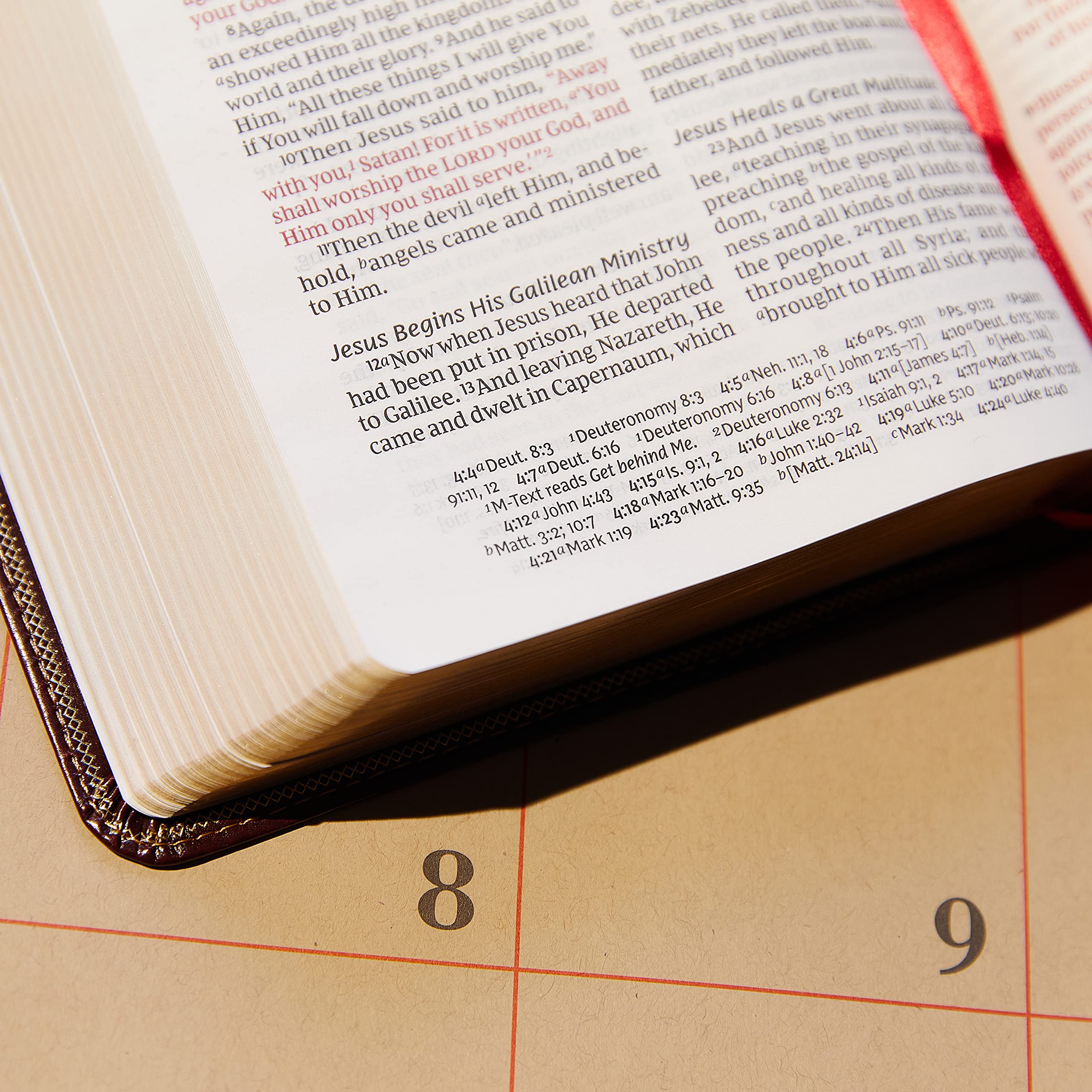 NKJV Holy Bible - Giant Print, Hardcover, Red Letter for Easy Reading & Study