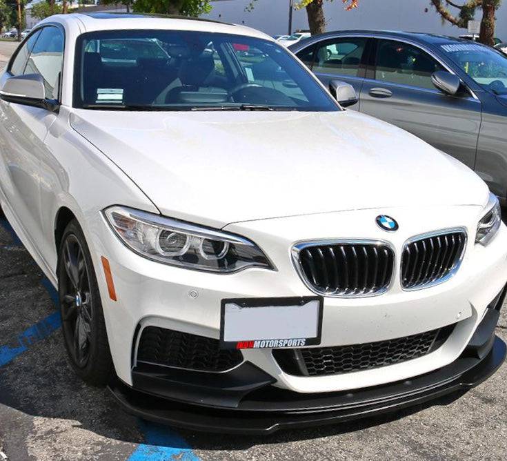 Universal V1 Style Front Bumper Lip - 65x16 Inch One Piece Car Body Kit for Enhanced Aerodynamics & Sporty Look - Perfect for Street Racing & Car Shows
