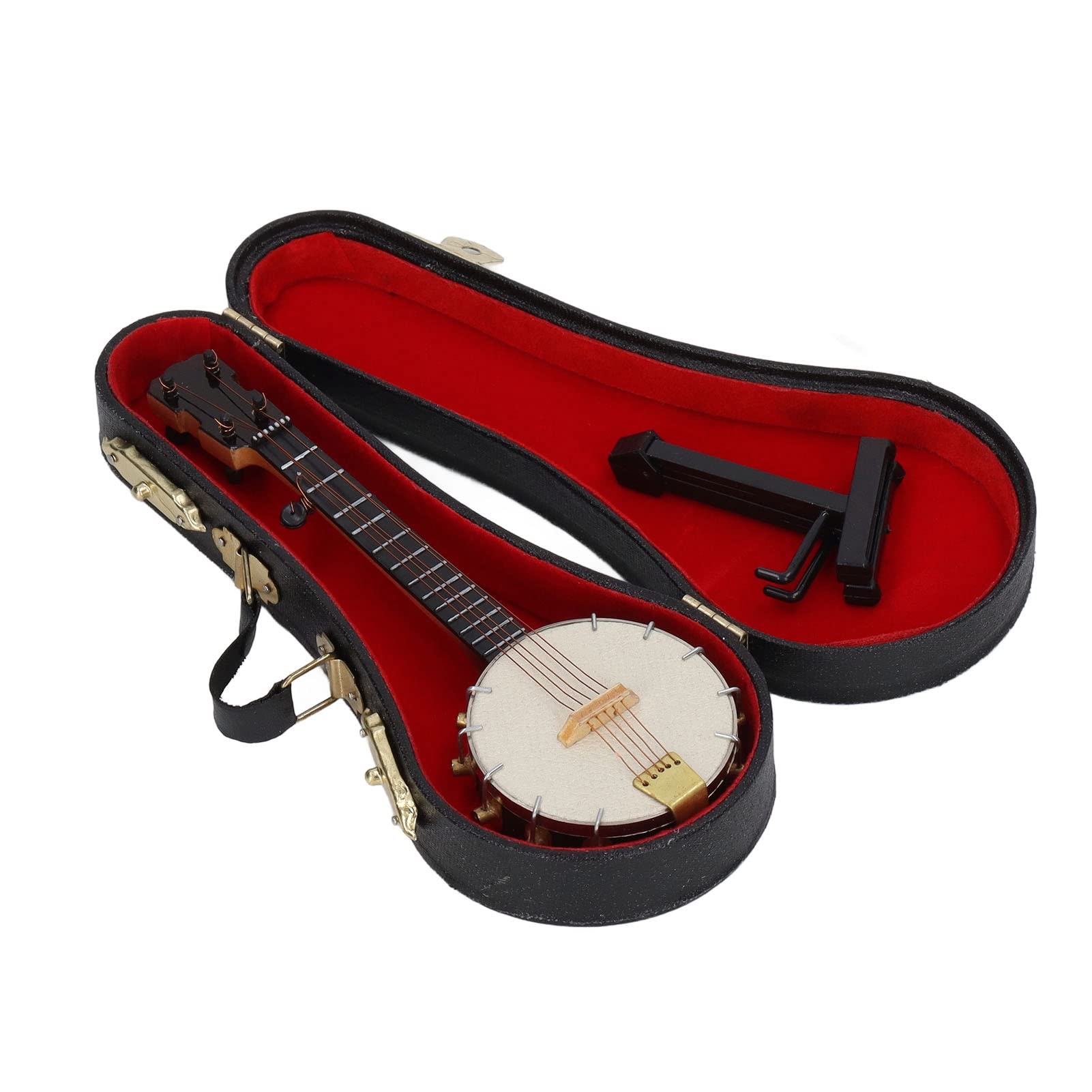 Mini Banjo Toys - Handcrafted Basswood Miniature Banjo Model with Smooth Finish | Perfect for Kids' Music Education, Home Decor & Collectibles