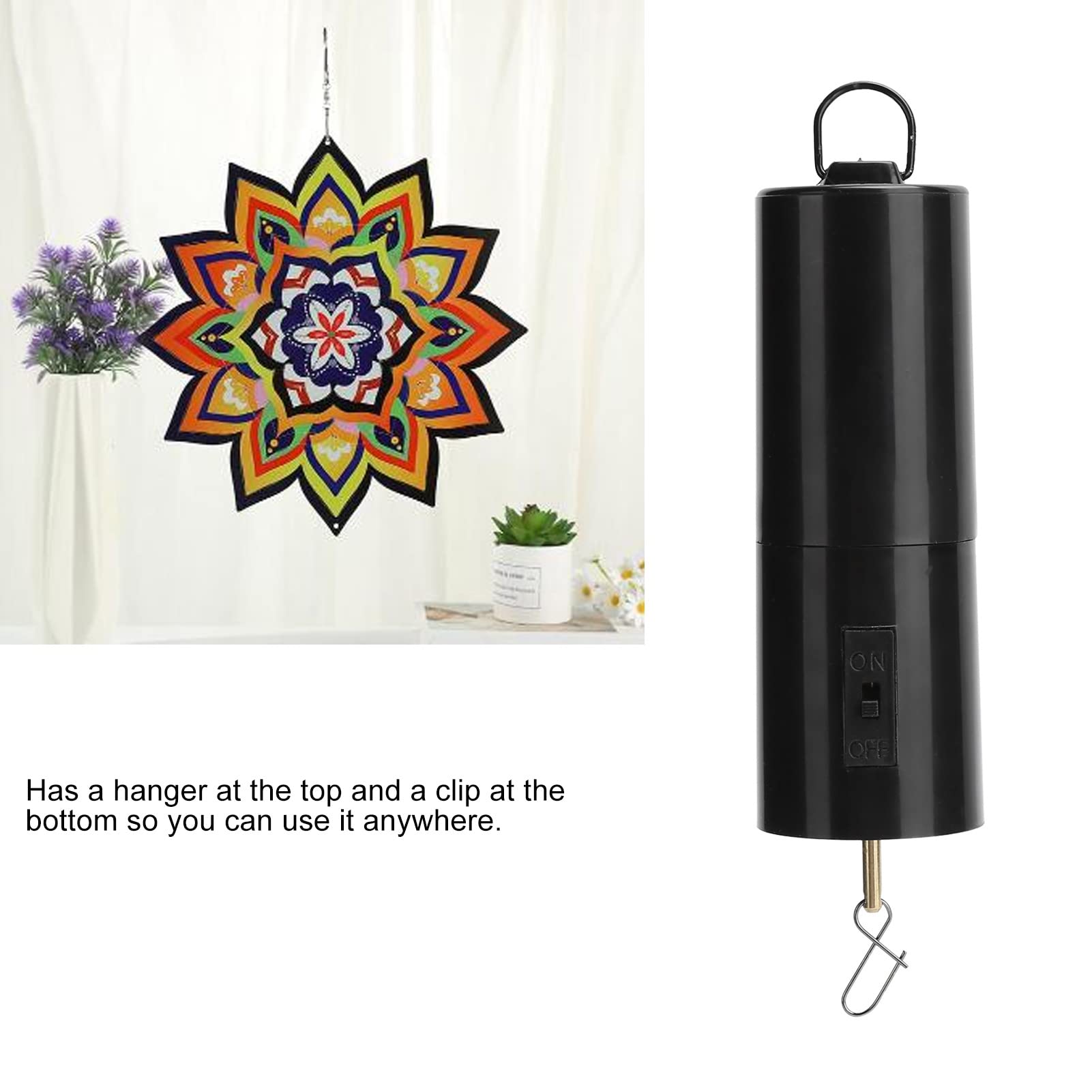 Rotatable 30RPM Wind Spinner Motor - Garden & Balcony Decor for Outdoor Use