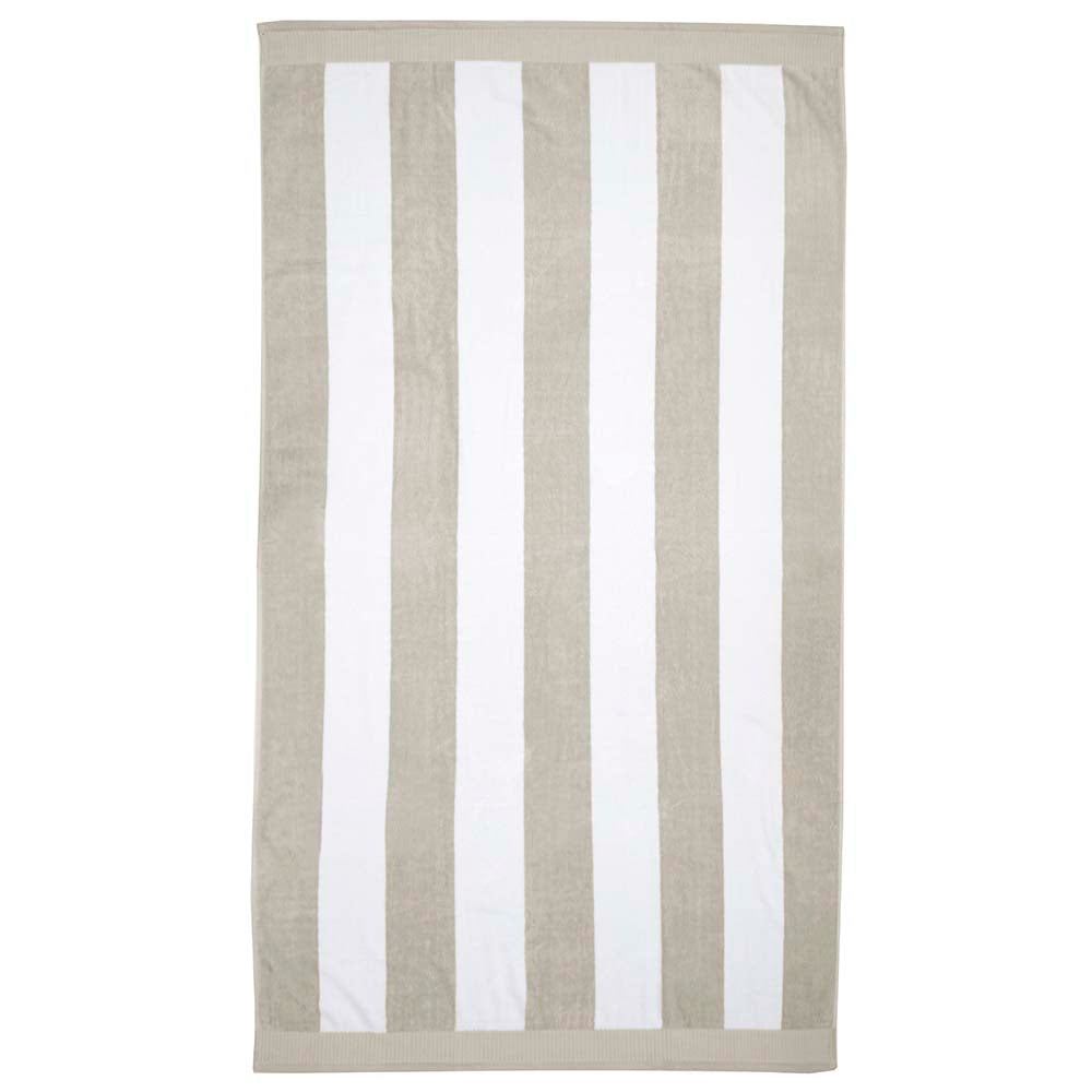 Classic Striped Pebble Beach Towel - Soft, Absorbent & Quick-Drying - Perfect for Pool, Beach, Yoga & Outdoor Activities
