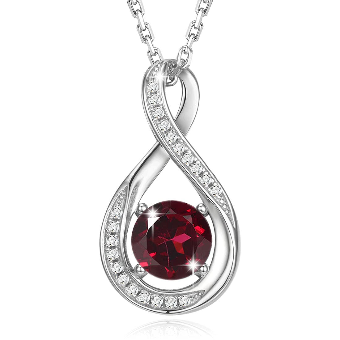 GEMLANTO 925 Sterling Silver Simulated Peridot Necklace - August Birthstone Jewelry for Women, Adjustable 16+2 Inch Chain, Perfect Birthday & Anniversary Gift for Mother, Wife, Daughter | Elegant Everyday Wear & Special Occasion Jewelry