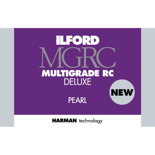 Ilford MULTIGRADE RC Deluxe Pearl Photo Paper - 5 x 7 Inches, 25 Sheets Pack - Premium Black & White Printing for Darkroom, Fine Art Photography, and Professional Portraits