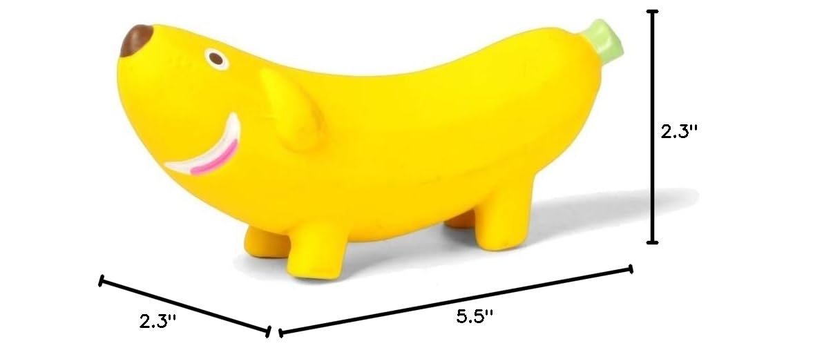 CatYou Safe Latex Dog Chew Toys - Squeaky Molar Chew Toys for Small & Medium Dogs | Durable Puppy Teething Toys for Indoor & Outdoor Play