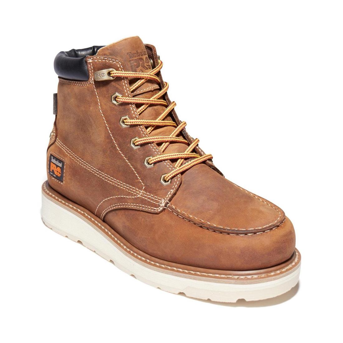 Gridworks Unisex 6 Inch Soft Toe Waterproof Work Boots - Durable & Comfortable for Construction, Hiking & Outdoor Activities