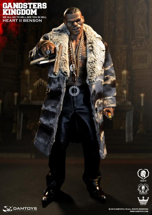 1/6 Scale Damtoys Gangsters Kingdom Heart 2 Benson GK013 Action Figure - Perfect for Collectors & Display in Home/Office