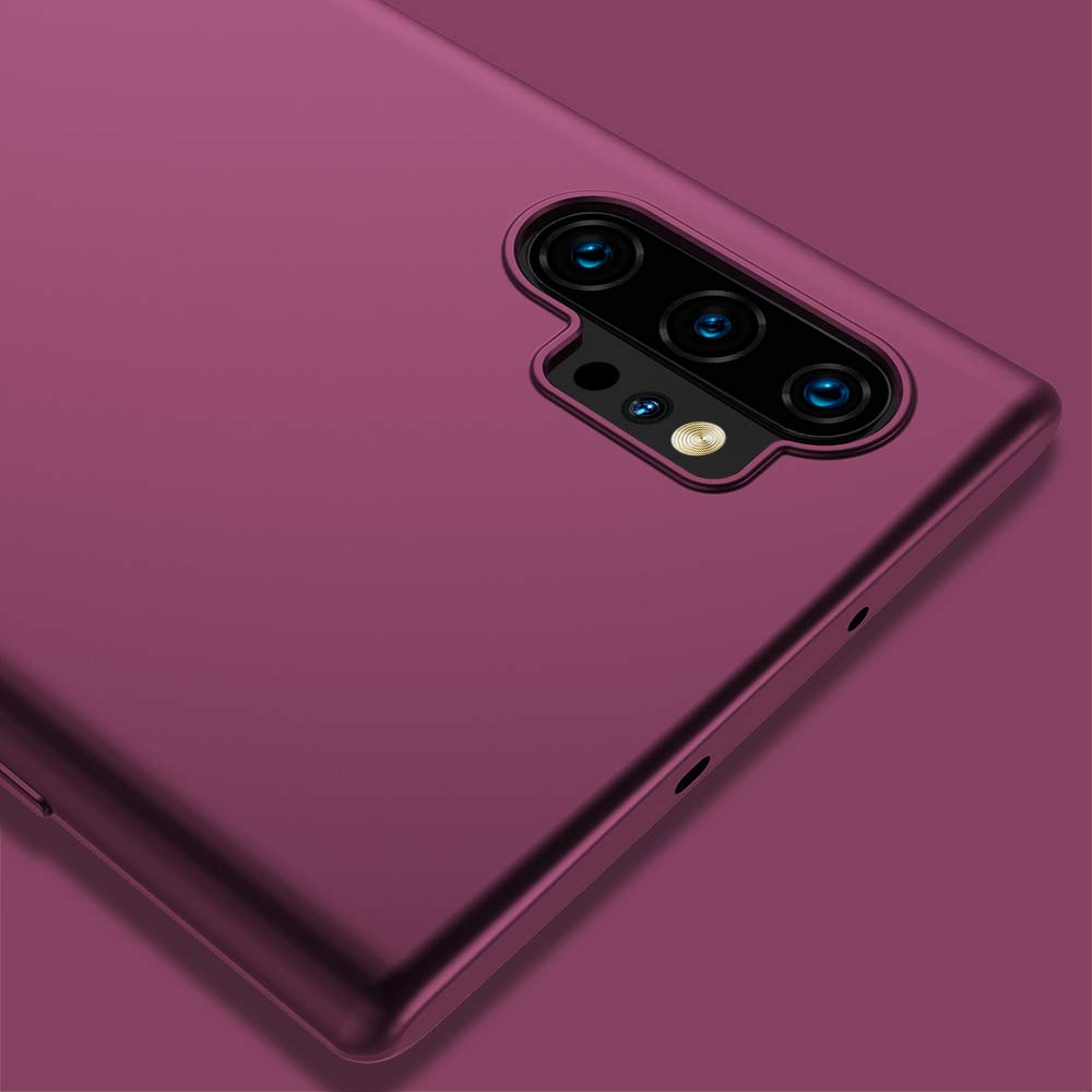 X-level Slim Fit Soft TPU Ultra-Thin Galaxy Note 10 Plus/Note 10 Plus 5G Case with Matte Finish Coating for Enhanced Grip - Perfect for Everyday Use and Travel