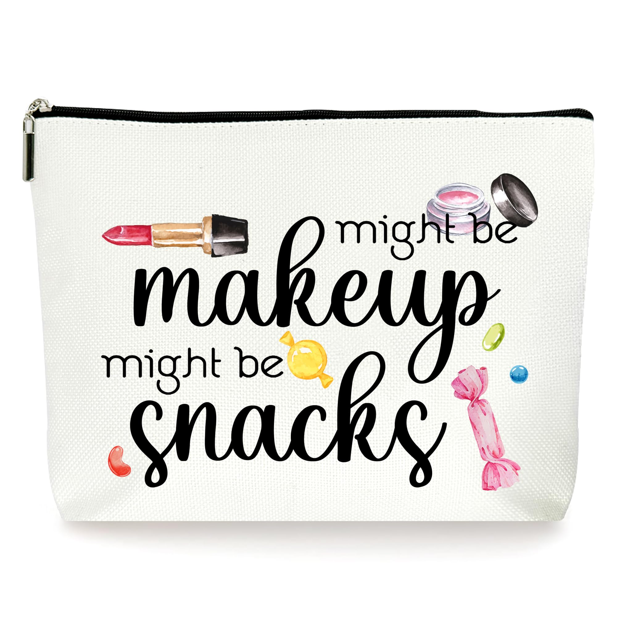 Funny Makeup Bag - Cosmetic Pouch for Women & Teens - Cute Gift for Birthday, Christmas, Mother's Day - Perfect for Mom, Sister, Wife, Grandma, Daughter, Teacher & Coworker - Great for Travel, Gym & Daily Makeup Storage