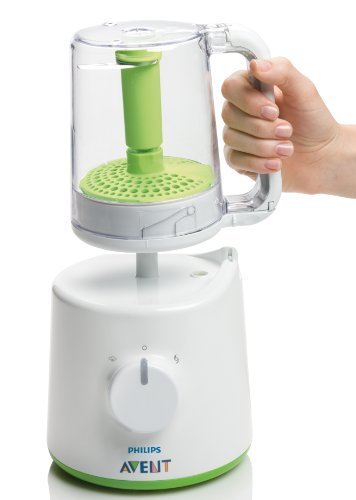 Philips Avent SCF870/21 2-in-1 Baby Food Steamer and Blender - Healthy Homemade Baby Food Maker for Fruits & Vegetables - Perfect for Making Purees, Mashed Foods & Infant Meals at Home