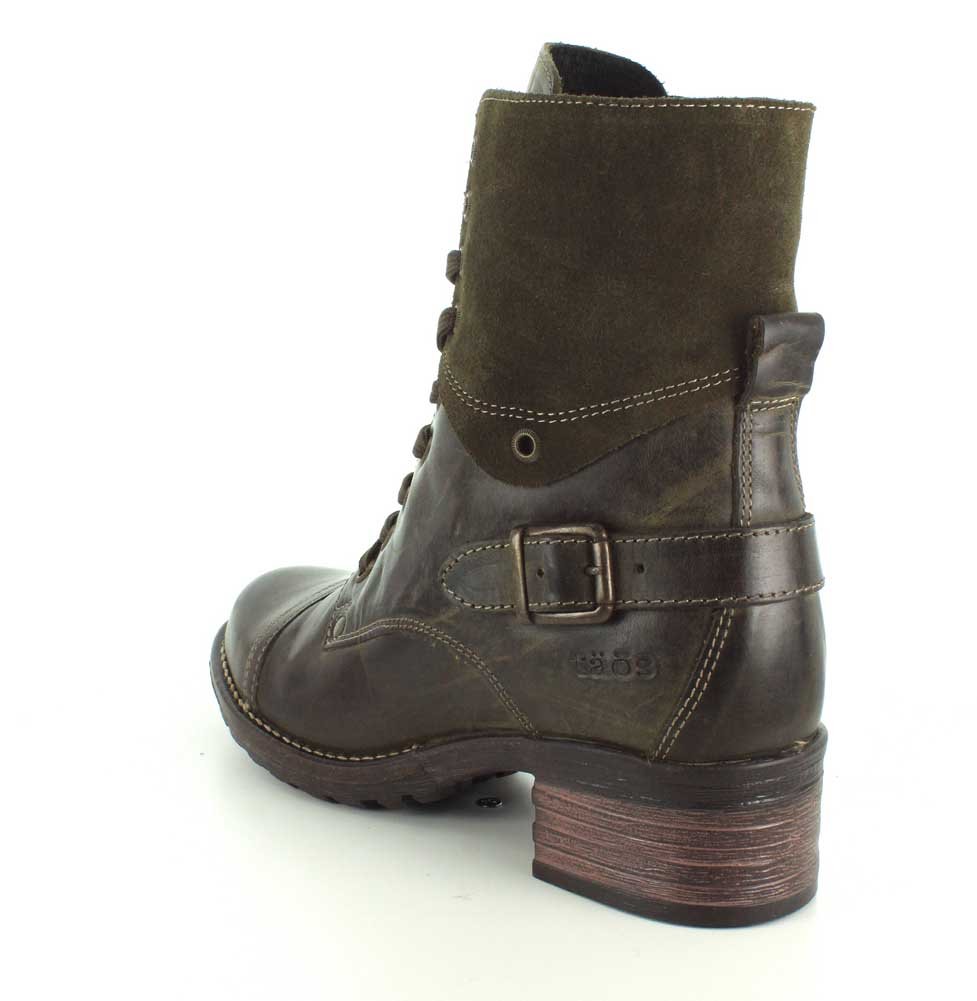 Taos Crave Women's Boots - Stylish & Comfortable Ankle Boots with Lace-Up & Side Zipper, Removable Arch Support Footbed - Perfect for Casual Wear, Office & Fall Fashion