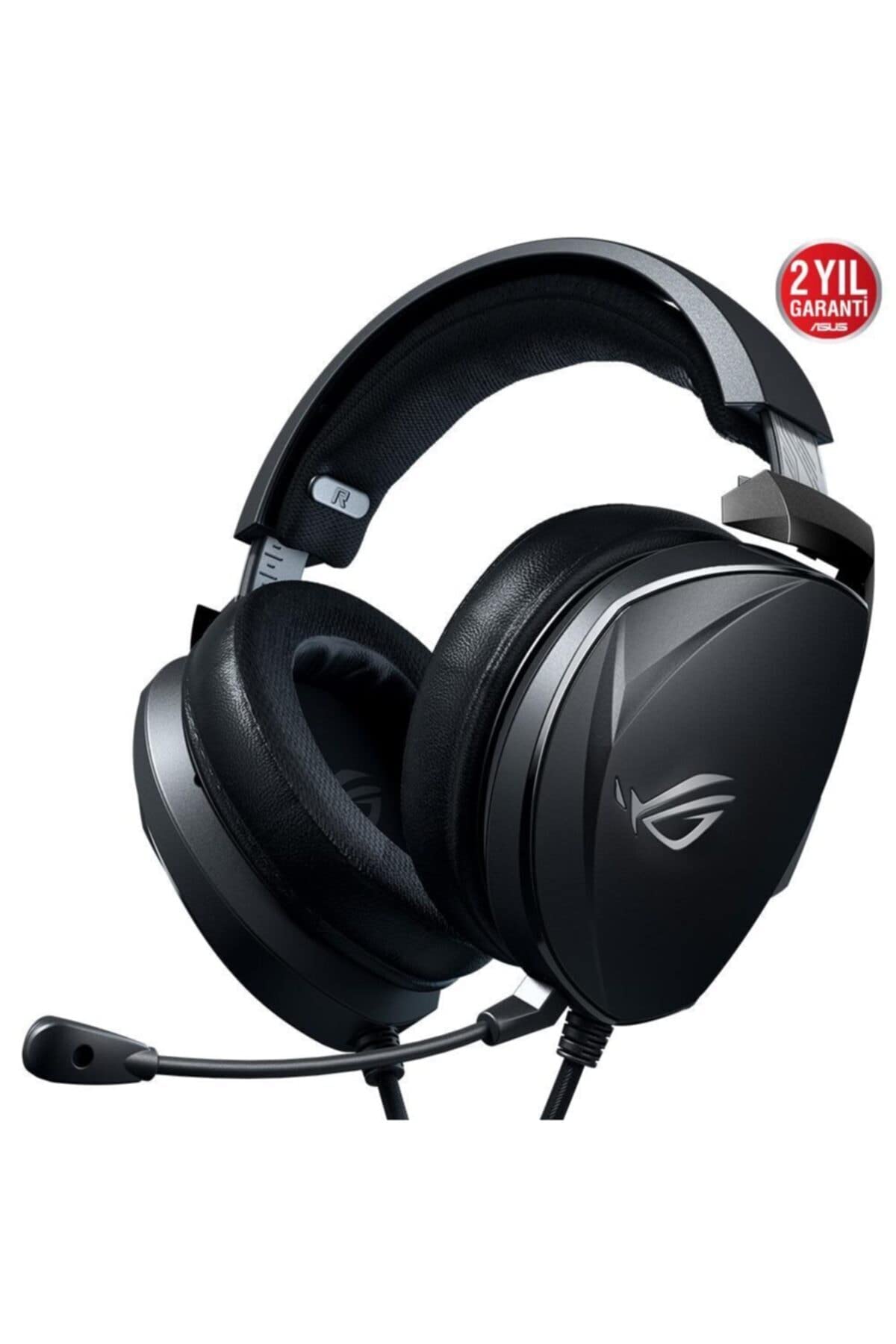 ASUS ROG Theta Electret Gaming Headset - 3.5mm Jack with Boom Mic, Compatible with PC, Smartphone, Laptop, Console & Nintendo Switch (Black) - Perfect for Competitive Gaming, Streaming & Online Meetings