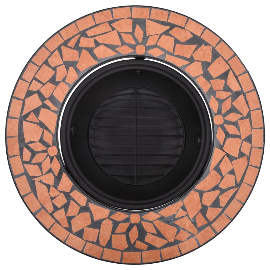 Outdoor Fire Pit with Tripod Stand - 26.8