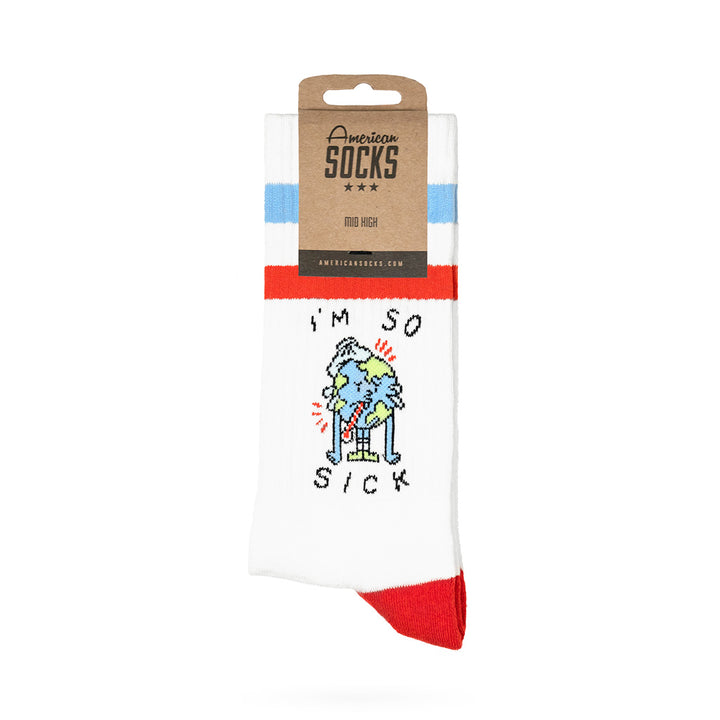 Premium American Socks - Mid High Cotton Crew Socks for Men & Women | Comfortable Everyday Wear for Work, Sports & Casual Outfits
