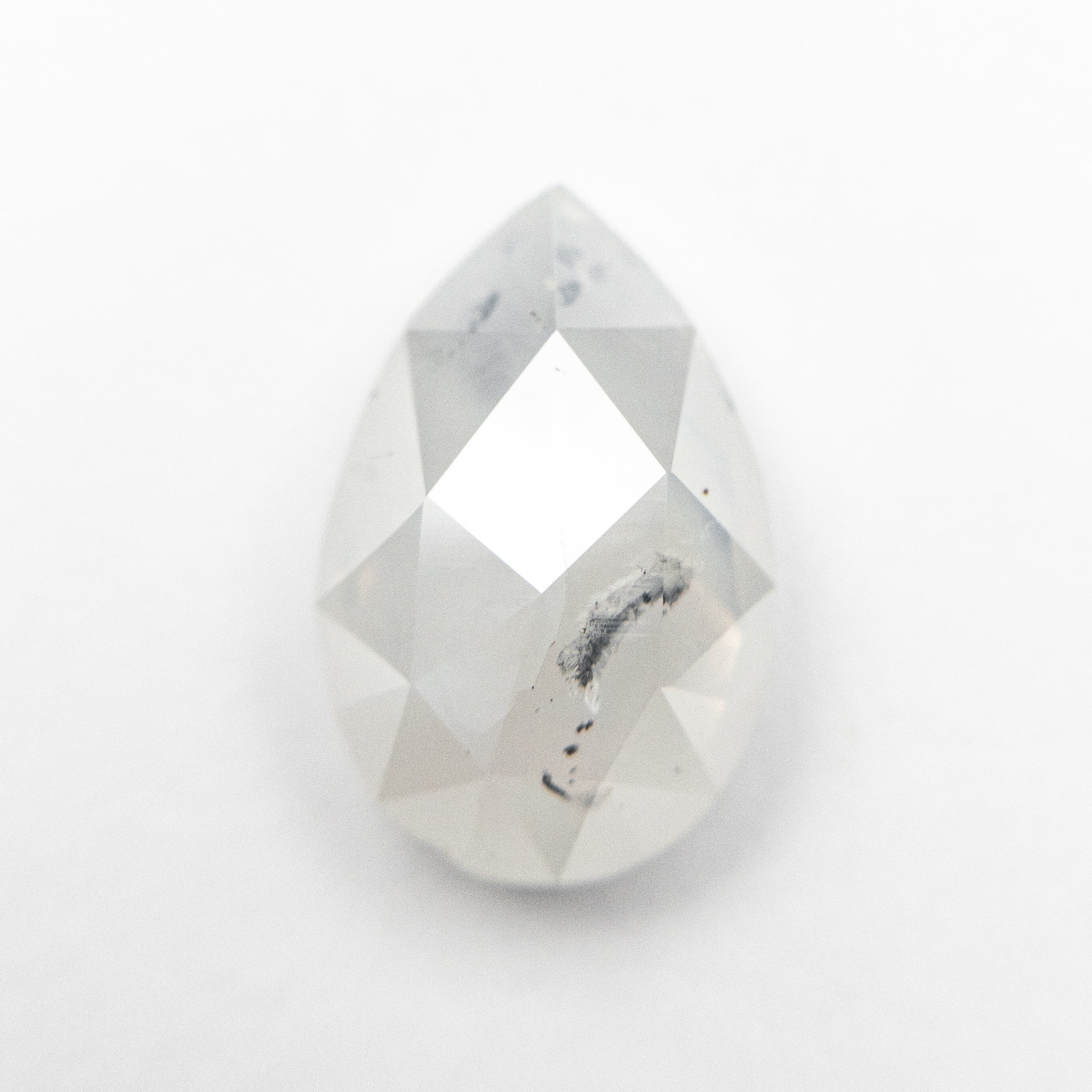 3.13ct Fancy White Pear Double Cut Diamond - 11.49x7.54x4.46mm Size for Engagement Rings & Fine Jewelry Making