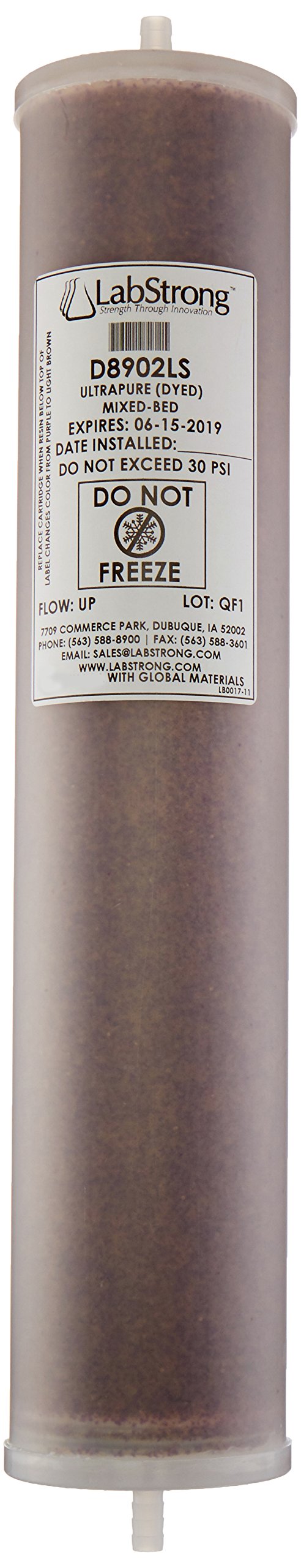 LabStrong D0809LS Ultrapure Water Filter Cartridge - 3.38