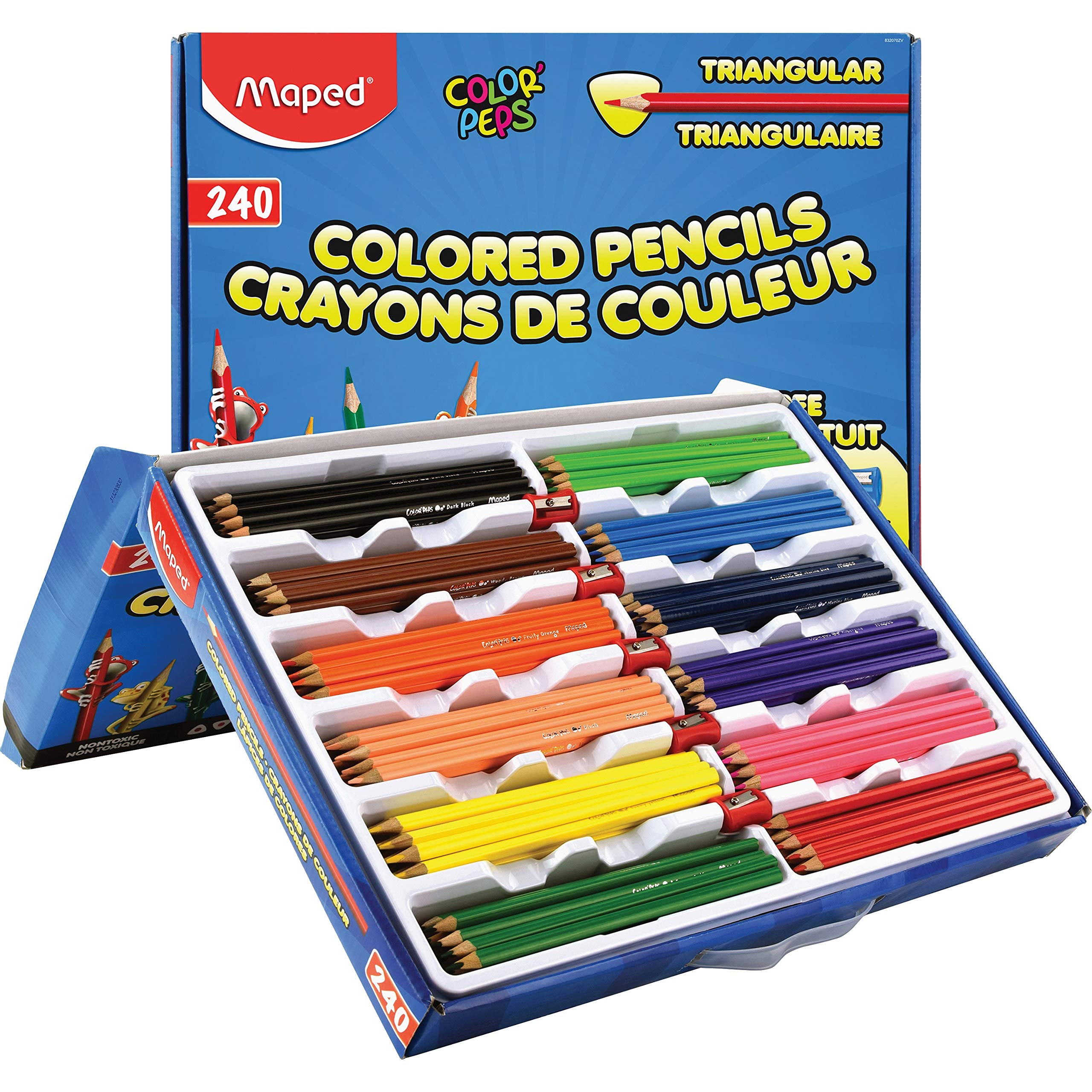 Helix Colored Pencils Classpack - 240 Vibrant Colors for Artists & Students | Perfect for Classroom, Art Projects & Coloring Books