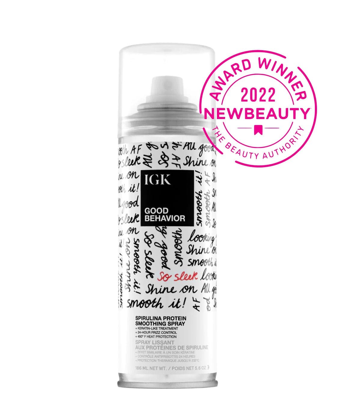 Best Smoothing Spray for Frizzy Hair - Tames Flyaways & Adds Shine - Perfect for Daily Styling & Heat Protection