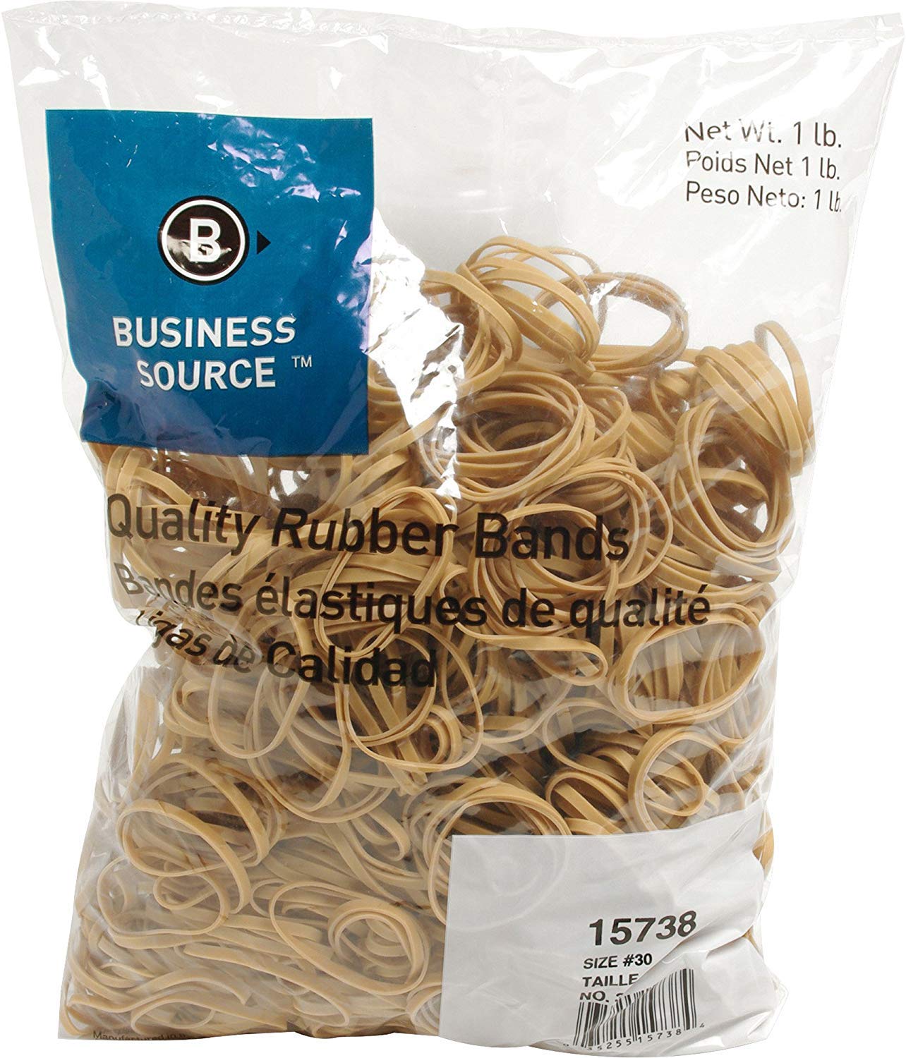 Premium Rubber Bands for Office & Home - 4 Pack Bulk Supply | Strong Elastic Bands for Mailing, Organizing, Crafts & DIY Projects
