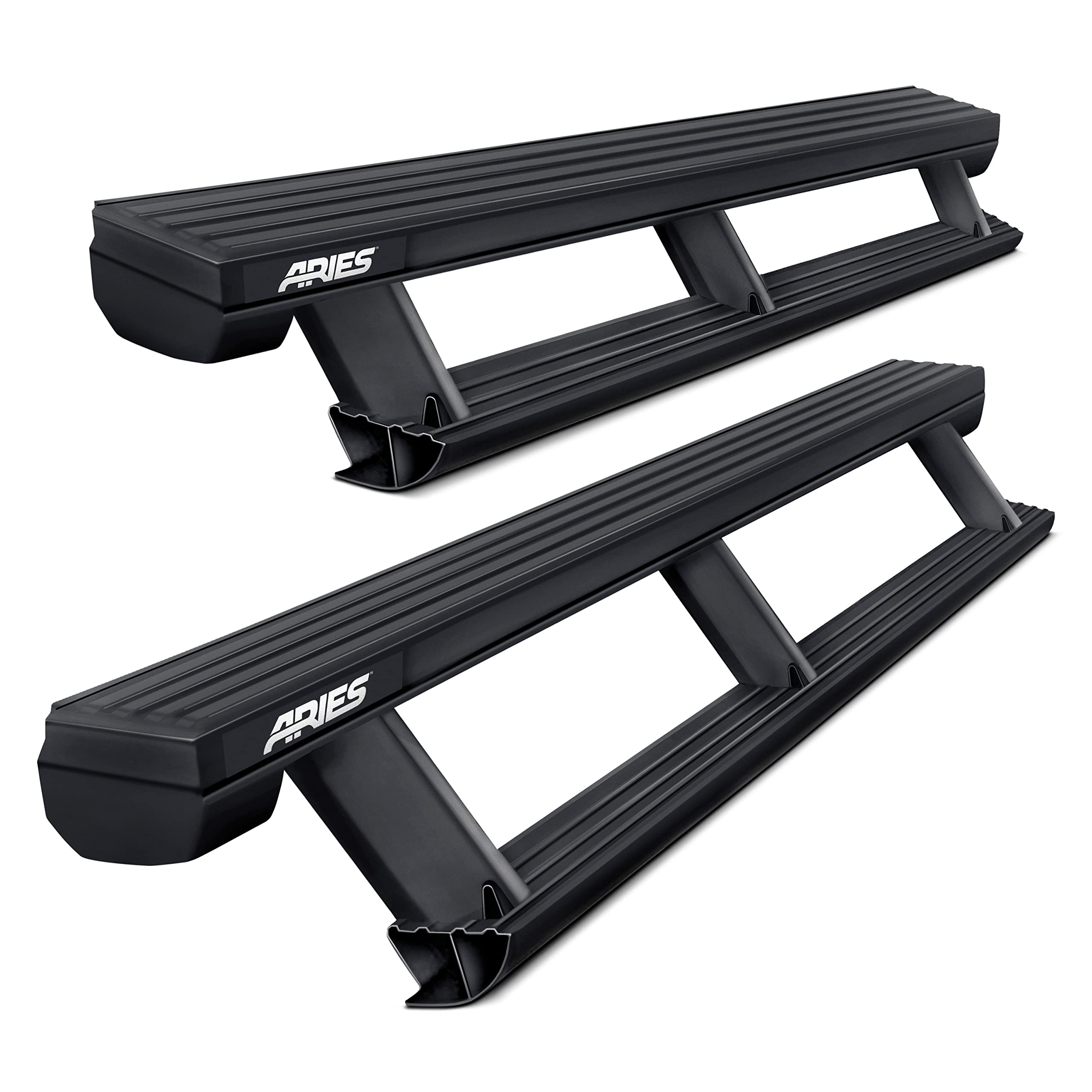 ARIES 3047975 ActionTrac 79-Inch Retractable Powered Running Boards for Jeep Gladiator - Black | Automatic Step for Easy Access | Off-Road & Daily Driving Upgrade