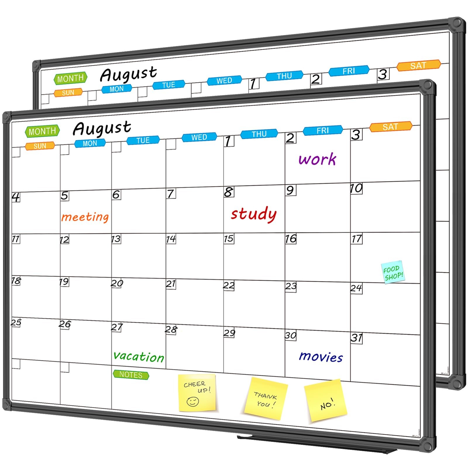 Magnetic Dry Erase Whiteboard Calendar - 36