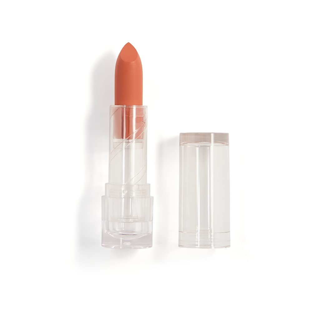Makeup Revolution Baby Lipstick in Peachy Red - Hydrating & Long-Lasting Lip Color for Everyday Wear | Perfect for Date Night, Office & Casual Outings