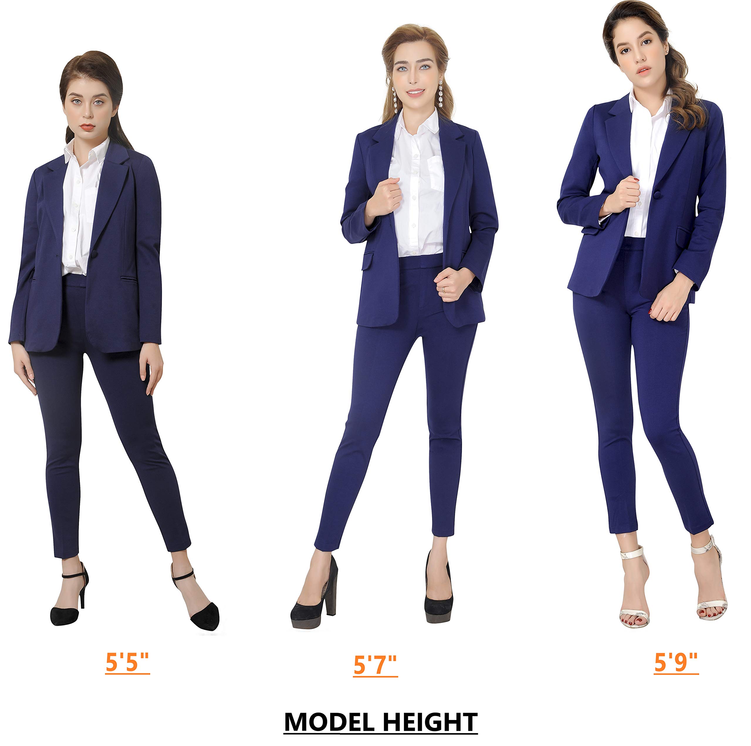 Marycrafts Women's Business Blazer Pant Suit Set - Professional Office Workwear for Women - Perfect for Business Meetings, Interviews & Corporate Events