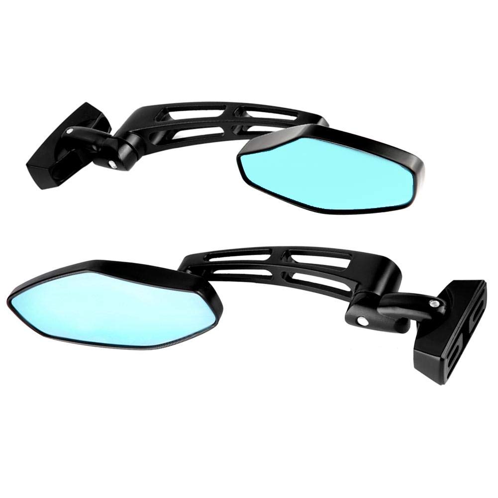 2Pcs Motorcycle Racing Rearview Side Mirrors - Universal Fit for Suzuki & Other Bikes | Durable Adjustable Safety Mirrors for Street & Off-Road Riding