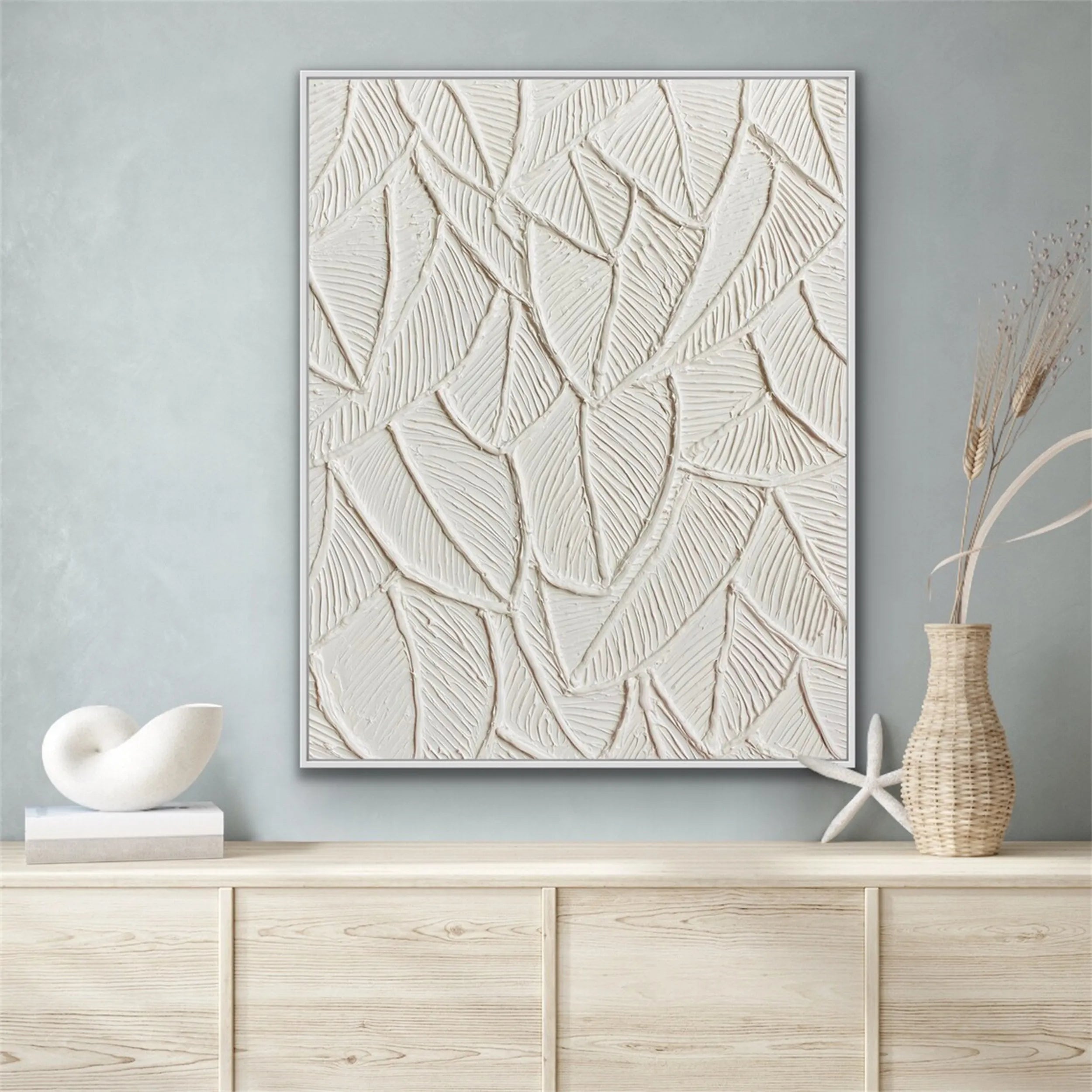 Flower and Tree Painting #FT078 - Handmade Canvas Wall Art for Home & Office Decor | Perfect for Living Room, Bedroom, and Gift Giving