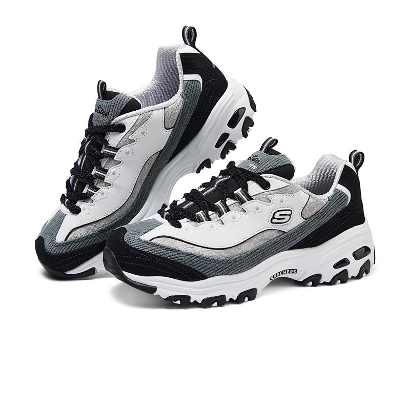 D'LITES 150242/WBGY Women's Casual Sneakers - Lightweight Comfortable Walking Shoes for Everyday Wear - Perfect for Work, Travel & Gym