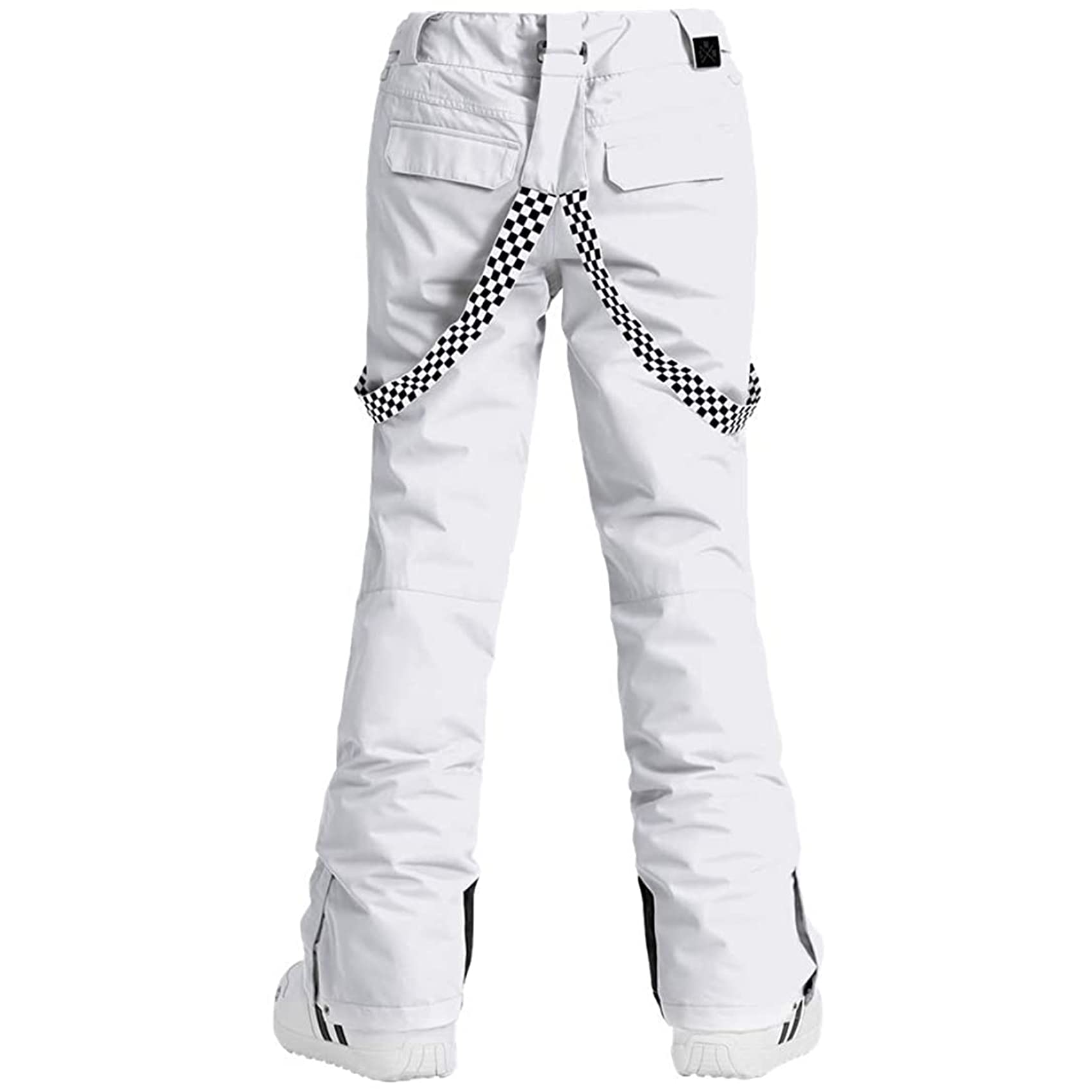 IMPHUT Women's Waterproof Ski Pants - Winter Snowboard Bib Overalls for Skiing, Hiking & Snow Sports - Warm Insulated Snow Pants for Outdoor Activities
