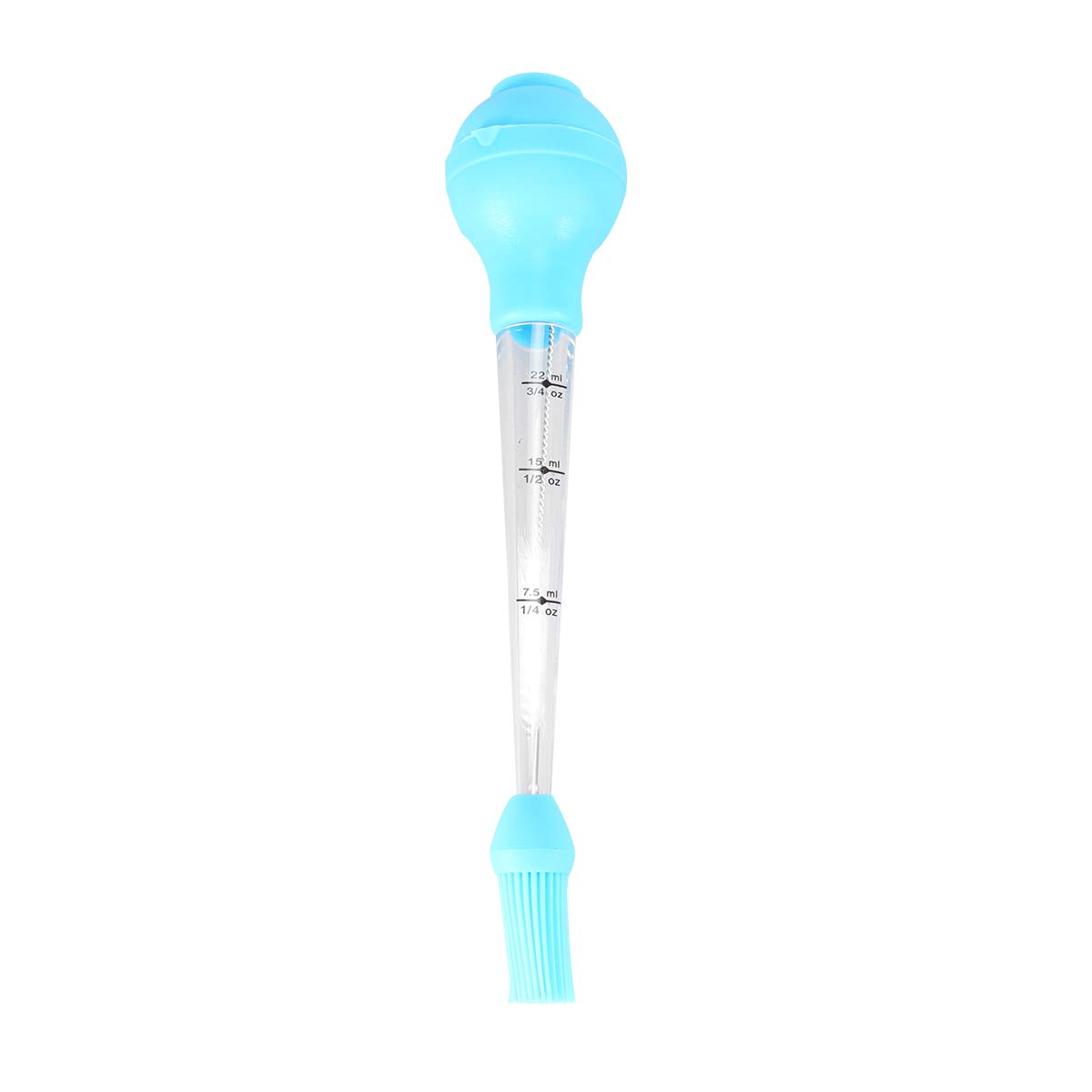 Silicone Oil Dropper & Turkey Baster - Kitchen BBQ Tool for Home & Restaurant Use (Blue)