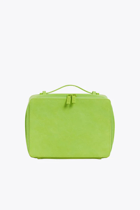 Premium Citron Cosmetic Case - Travel Makeup Organizer for Women | Waterproof & Spacious Design for Toiletries, Brushes & Skincare | Perfect for Travel, Gym & Daily Use