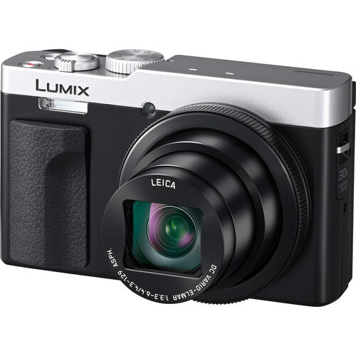 Panasonic ZS99 Digital Camera 20.3MP 4K Video 30x Zoom Travel Compact Camera (Silver) - Perfect for Travel, Vlogging & Outdoor Photography