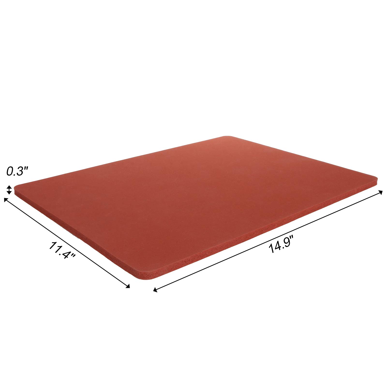 ZIQI 12x15 Inch Silicone Heat Press Mat Pad - 5/16