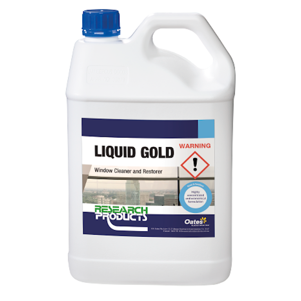 Liquid Gold 5Lt Window Cleaner & Restorer - Professional Glass Cleaning Solution for Streak-Free Shine | Perfect for Home, Office, and Commercial Windows