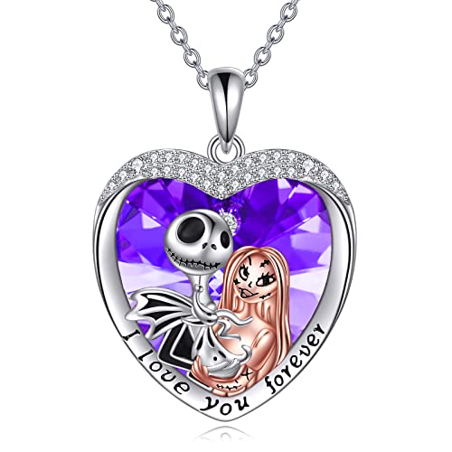 Jack Skellington Sally and Zero with Purple Crystal