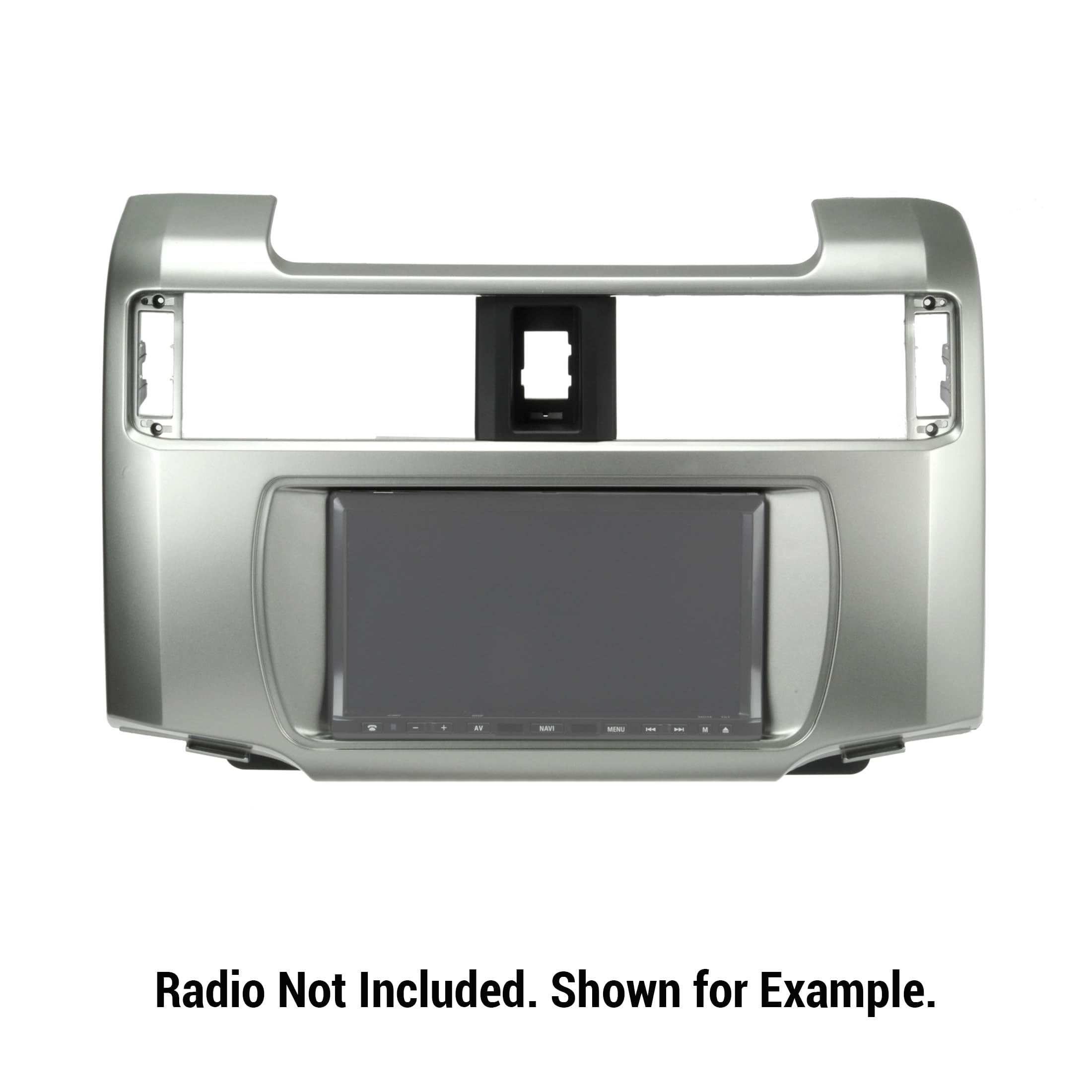 Scosche TA2106B Double DIN or Single DIN + Pocket Car Stereo Dash Kit for 2010-2018 Toyota 4Runner - Aftermarket Radio Installation Kit - Perfect for Upgrading Factory Audio System in SUV & Off-Road Vehicles