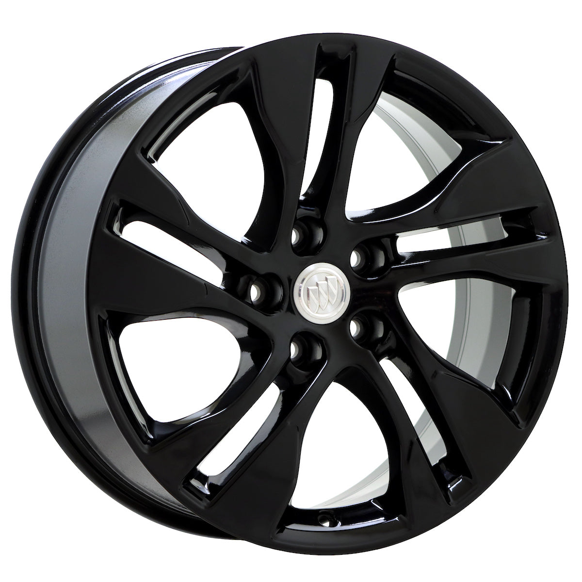 18 Buick Regal TourX Gloss Black Wheels Rims - Factory OEM Set 4811 EXCHANGE | Perfect for Car Upgrades & Replacement Parts