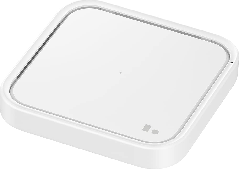 Samsung EP-P2400 Fast Wireless Charger Pad - Qi Certified 10W Fast Charging for iPhone, Galaxy, AirPods - Perfect for Home, Office & Travel