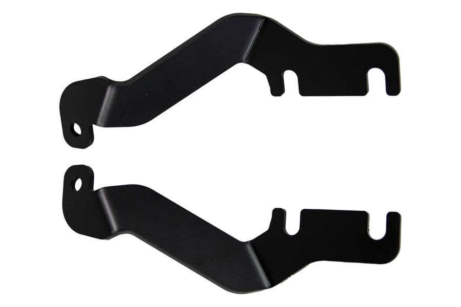 2014-2021 Toyota Tundra Grimm Offroad Hood Hinge Light Bracket Kit - Heavy Duty LED Light Mounting Brackets for Off-Roading & Night Driving