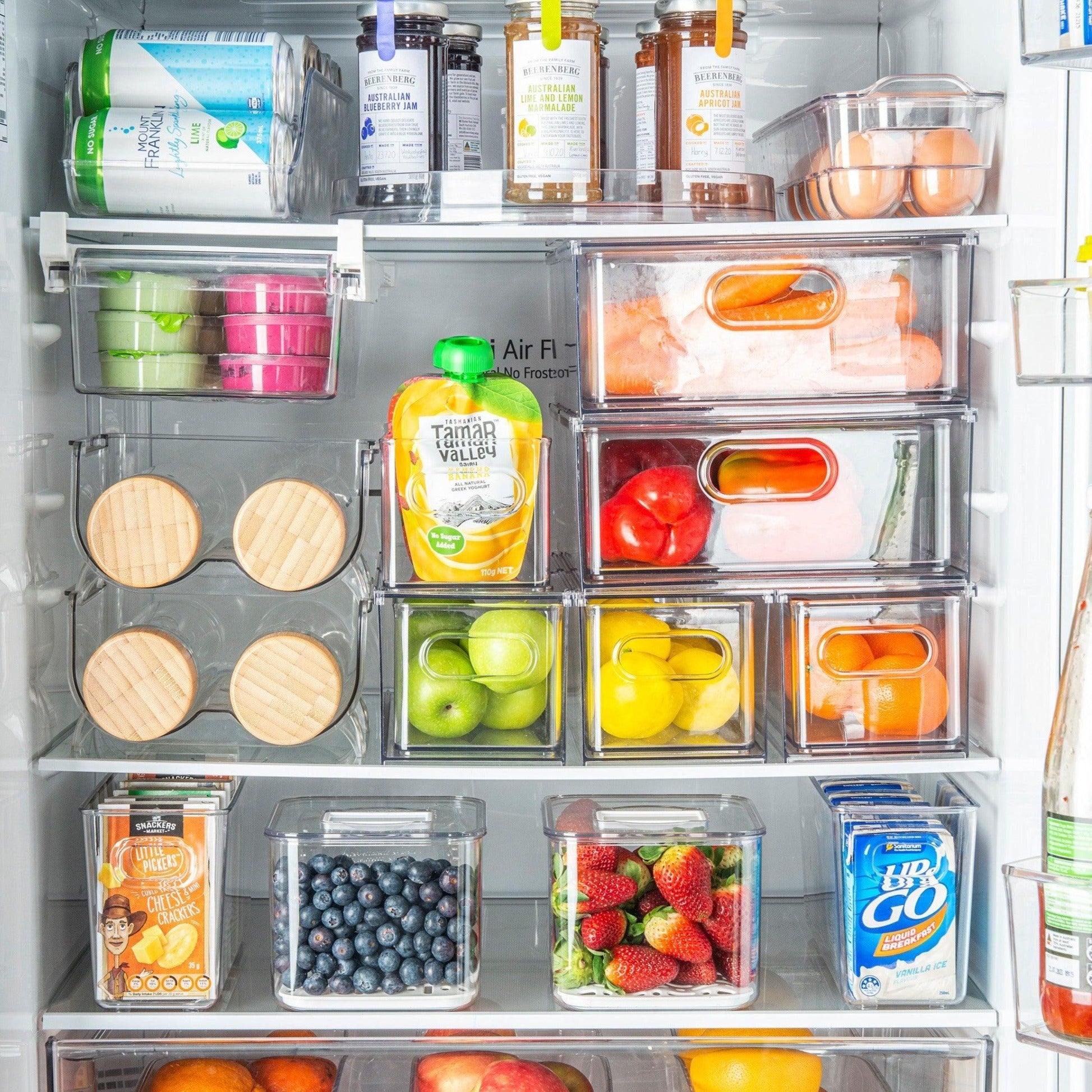 Clear Modular Drawer Organizer Small - Space Saving Storage Solution for Jewelry, Makeup & Office Supplies | Perfect for Bedroom, Bathroom & Desk Organization